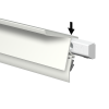 INFO RAIL + WHITE 200 CM (INCLUDES MOUNTING HARDWARE, RAIL ENDS AND 4X MOUSE MAGNETS WHITE) ARTI TEQ 11 - Cimaise Tableau 