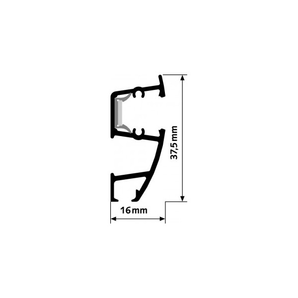 Cimaise combi pro light (tamaño para elegir) ARTI TEQ 2 - Cimaise Tableau 