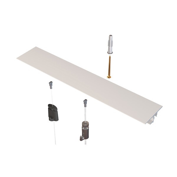 CIMAISE SHADOWLINE DRYWALL (FIXATION PLÂTRE) BLANC 13 MM 200 CM