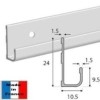 Cimaise H24 security 200 cm - cimaise fixation for table civic industry Civic Industrie 2 - Cimaise Tableau 