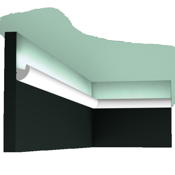 CX188 Indirect lighting Durofoam L200 x H3,4 x L3 cm ORAC DECOR 1 - Cimaise Tableau 