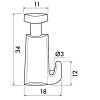 copy of Crochet Autobloquant Newly H100 - 20kg