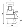 copy of Crochet Autobloquant Newly H100 - 20kg