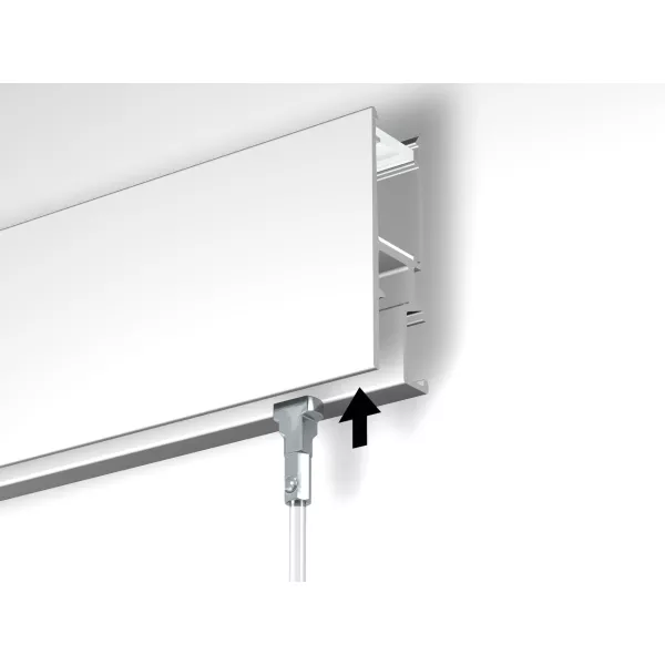 Newly R35 led rail + split 200 cm Newly 8 - Cimaise Tableau 