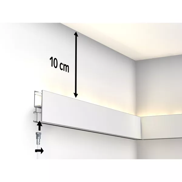 Newly R35 led rail + split 200 cm Newly 11 - Cimaise Tableau 