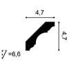 C215F ORAC conector flexible Flexible L200 x H4,7 x L4,7 cm ORAC DECOR 1 - Cimaise Tableau 