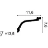 C220F ORAC conector flexible Flexible L200 x H7.6 x L11,6 cm ORAC DECOR 2 - Cimaise Tableau 