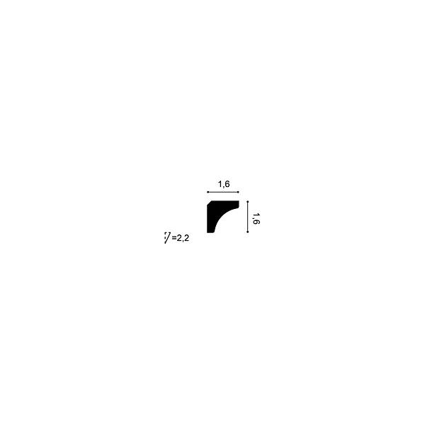 C250F ORAC conector flexible Flexible L200 x H1.6 x L1.6 cm ORAC DECOR 2 - Cimaise Tableau 