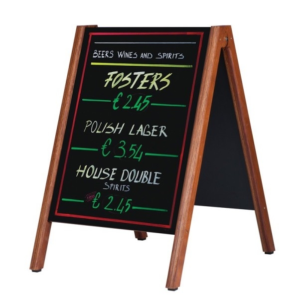 Horseshoe Wooden chalkboard, foldable, double-sided M&T DISPLAYS 2 - Cimaise Tableau 