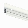 Cimaise Deco rail 200 cm Primary white - ceramic fixation for table artiteq ARTI TEQ 2 - Cimaise Tableau 