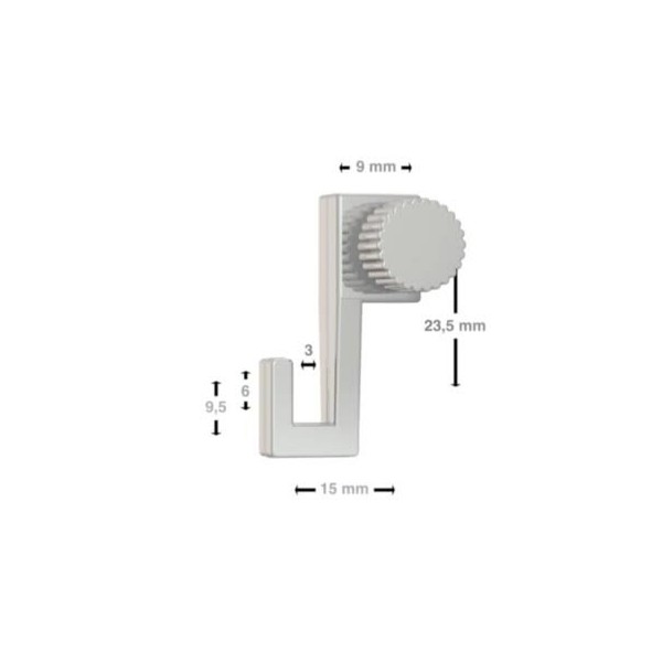 Crochet leger 4 kg - suspention cimaises tableaux artiteq