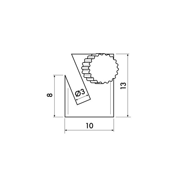 Crochet rond 5 kg + vis laiton - suspention cimaises tableaux artiteq