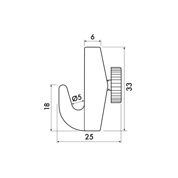 Crochet lourd 7 kg