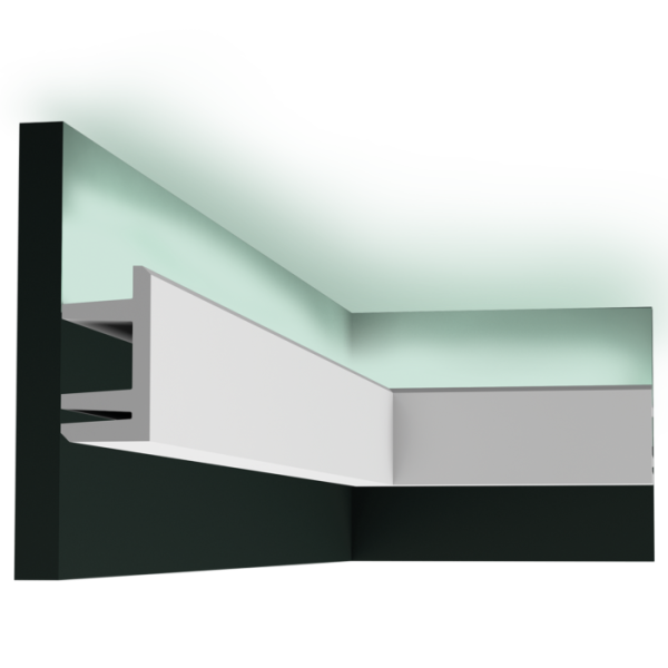 C381 Cimaise eclairage indirect plafond orac decor 200 cm