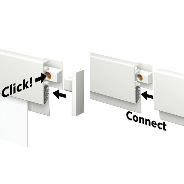 Cimaise INFORAIL (MATÉRIEL DE FIXATION ET EMBOUTS DE RAIL INCLUS ARTI TEQ 8 - Cimaise Tableau 