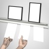 INFO RAIL + BLANCO 200 CM (MATERIAL DE FIXING, PACKAGE RAIL Y 4X MOUSE WHITE MAGNETS) ARTI TEQ 6 - Cimaise Tableau 