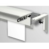 INFO RAIL + BLANCO 200 CM (MATERIAL DE FIXING, PACKAGE RAIL Y 4X MOUSE WHITE MAGNETS) ARTI TEQ 8 - Cimaise Tableau 