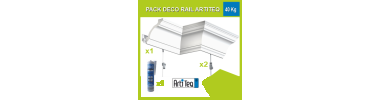 Artiteq Deco Rail Bilderschienen-Set 40 kg