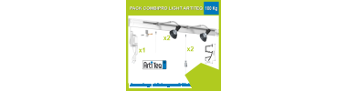 Combi Pro Light artiteq 100 kg Bilderschienen-Set