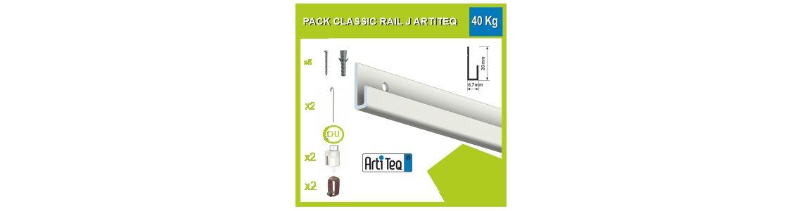 Chasis de carril clásico versión superior 2mm 40 Kg