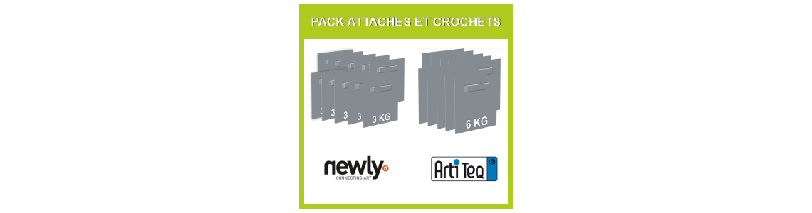 PACK ATTACHES AND CROCHETS